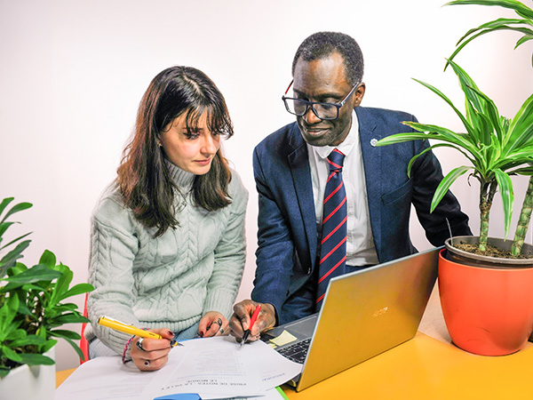 Bernard Jénaste et Marine Edel